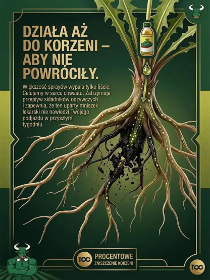 środek do zwalczania chwastów i gnicia korzeni
