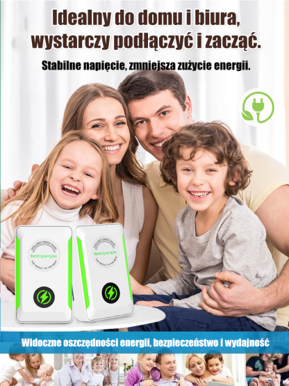Oszczędzaj 86% energii: Wysoko wydajny oszczędzacz prądu