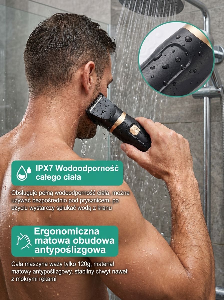 Cutter do włosów 3 w 1 dla mężczyzn 【do całego ciała】