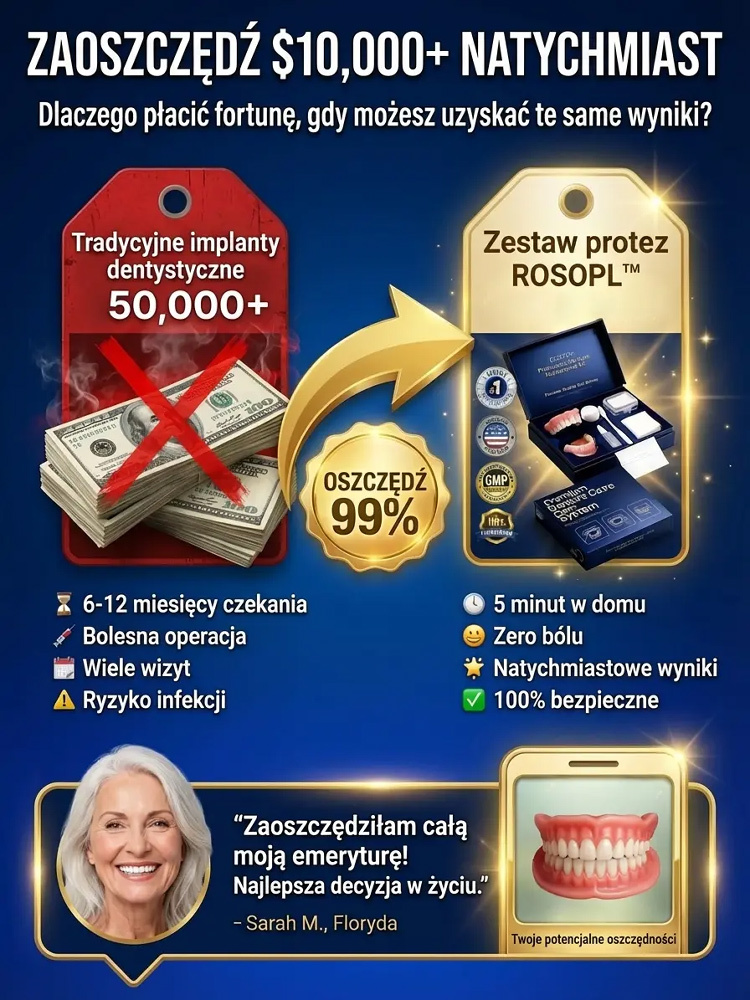 【Bestseller w USA】Zaawansowany medyczny zestaw protez dentystycznych