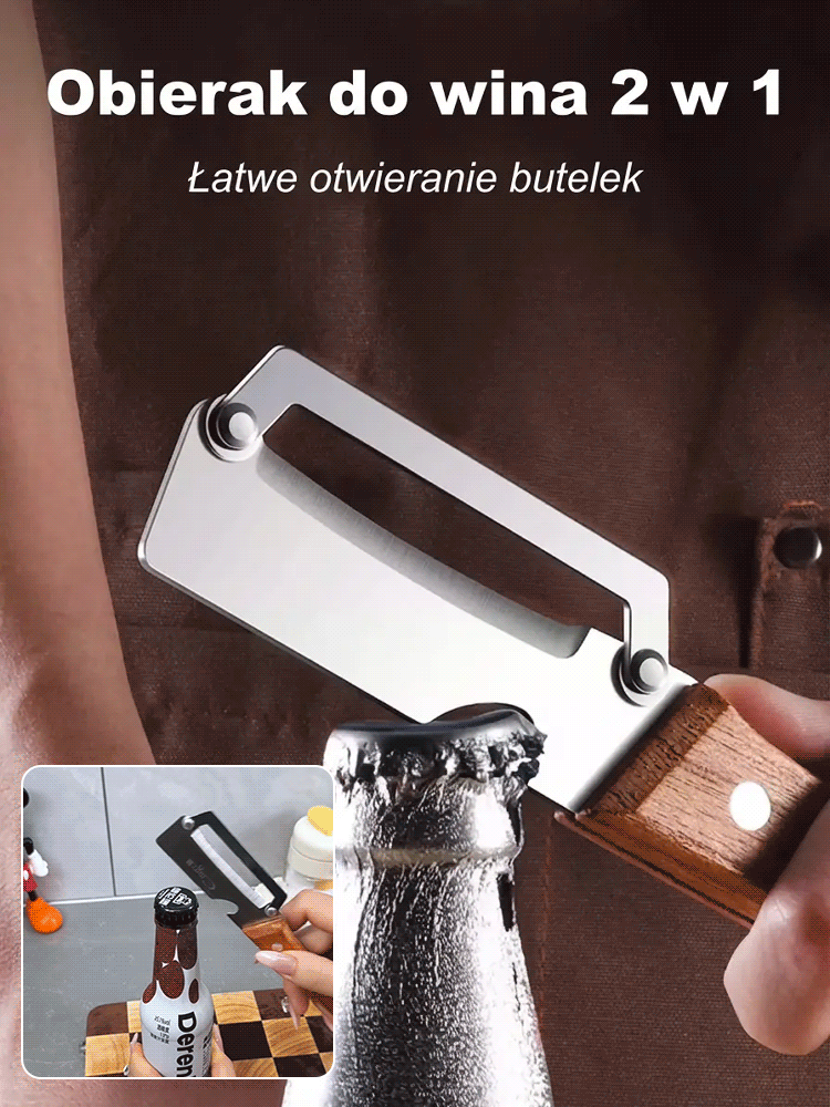 Duży wielofunkcyjny obierak ze stali nierdzewnej