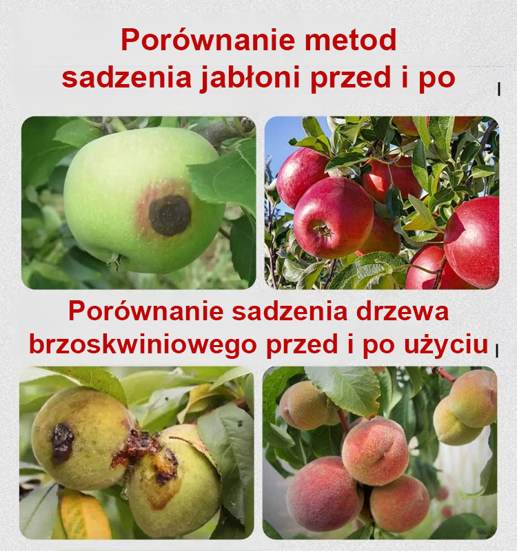 Środek do czyszczenia ogrodów roślinnych i drzew owocowych