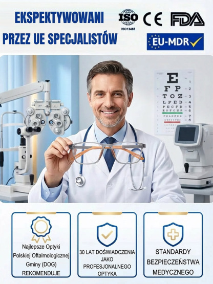 Ultralekkie i wygodne okulary do czytania blokujące niebieskie światło