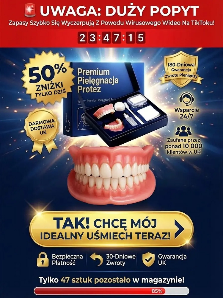 【Bestseller w USA】Zaawansowany medyczny zestaw protez dentystycznych