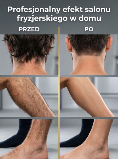Cutter do włosów 3 w 1 dla mężczyzn 【do całego ciała】
