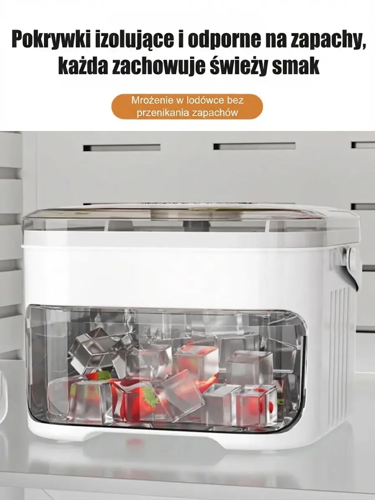 【Zdobądź 100 kostek lodu w 2 minuty】Ostateczny Silnik Szybkiego Lodu 🧊 Jednym Dotknięciem, Ogromna Dostawa, Bez Kontaktu, Krystalicznie Świeży ✨