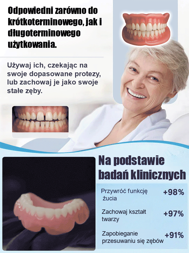 DIYCOS sztuczne zęby do charakteryzacji scenicznej