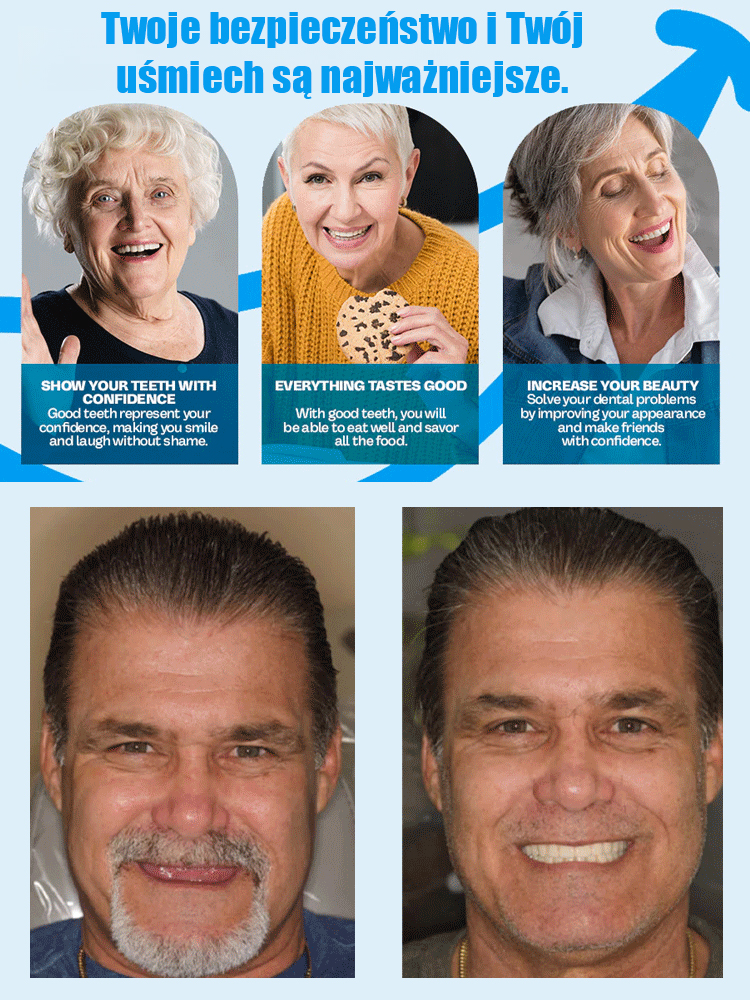 DIYCOS sztuczne zęby do charakteryzacji scenicznej