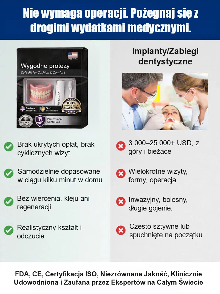 DIYCOS sztuczne zęby do charakteryzacji scenicznej