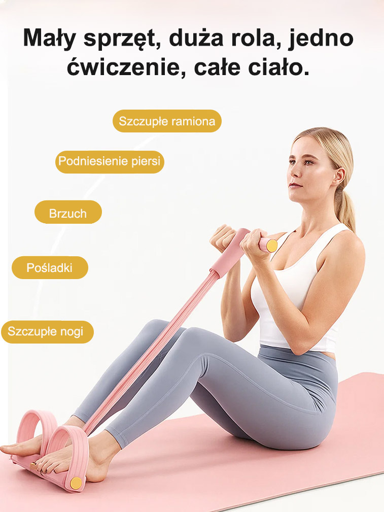 Ulepszony ekspander z 10 uchwytami na stopy