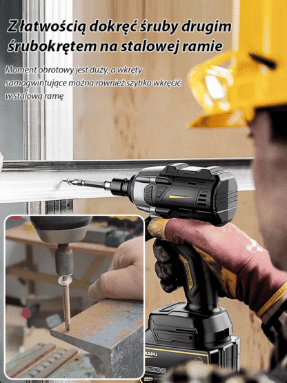 Duży moment obrotowy akumulatorowy klucz udarowy