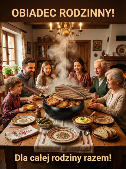 Patelnia nieprzywierająca, wyprodukowana w Japonii, z niemieckim certyfikatem zdrowotnym.