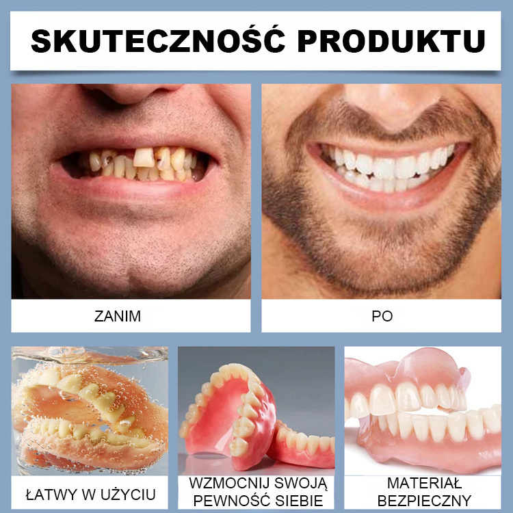 Protezy zębowe ROSOPL | FDA | Naturalny wygląd | DOSTAWA ZA POBRANIEM