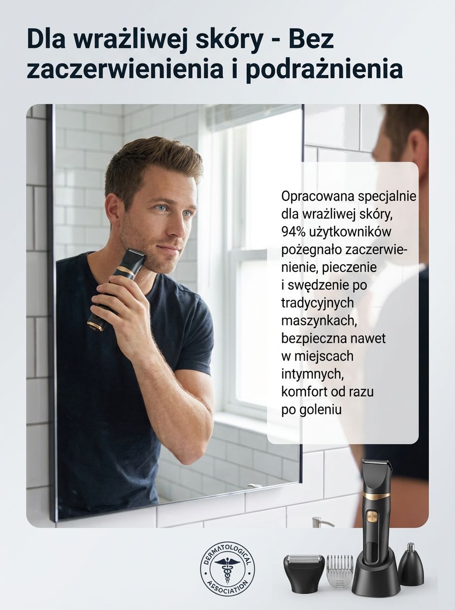 Cutter do włosów 3 w 1 dla mężczyzn 【do całego ciała】