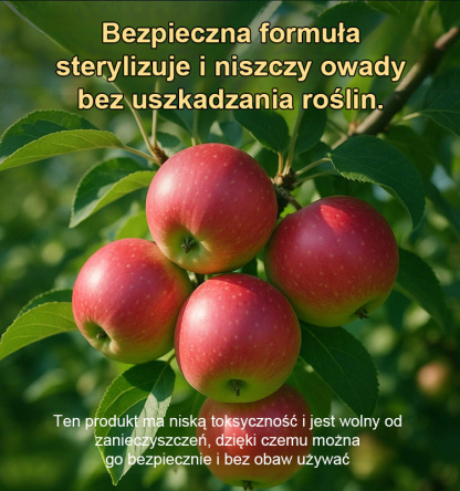 Środek do czyszczenia ogrodów roślinnych i drzew owocowych