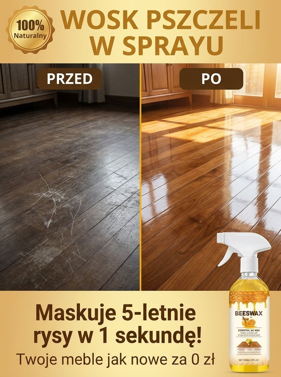 Spray do naprawy mebli miodowych