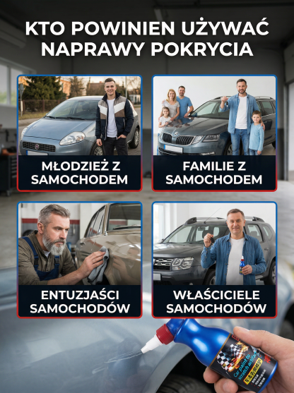 Magiczny środek do naprawy powierzchni samochodu