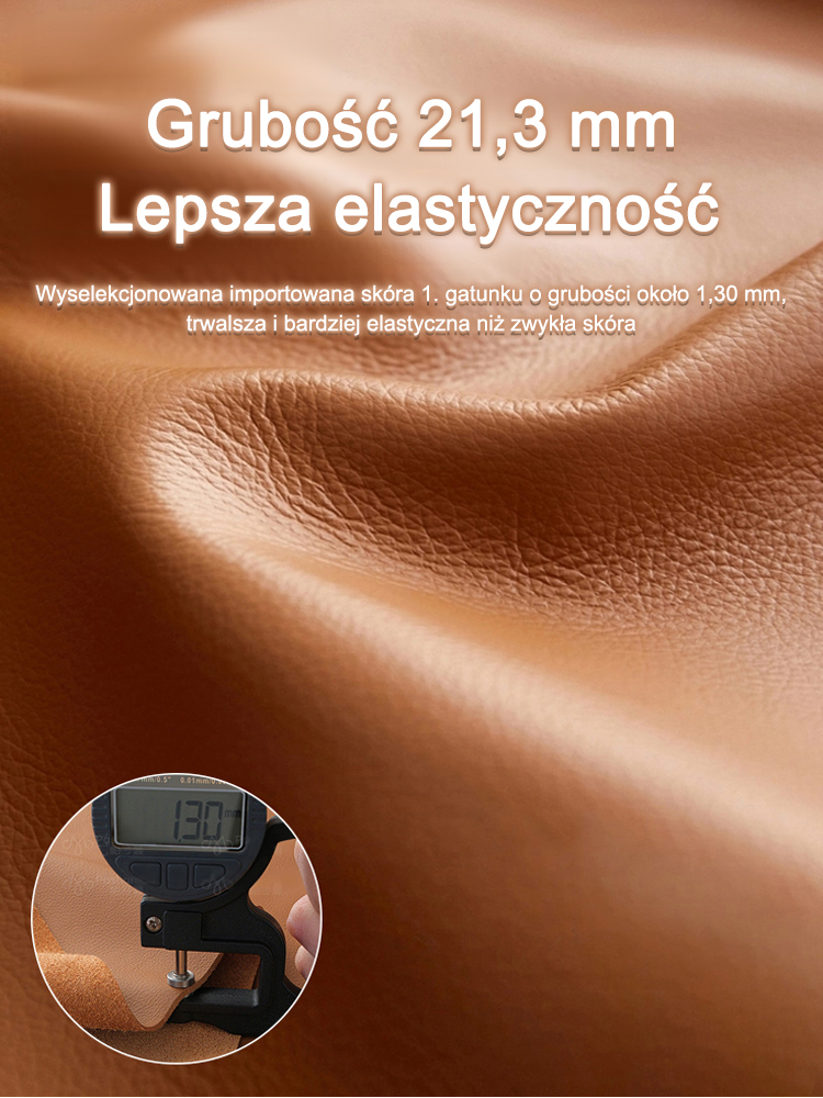 Skórzana torba na klatkę piersiową SL, odporna na zachlapania