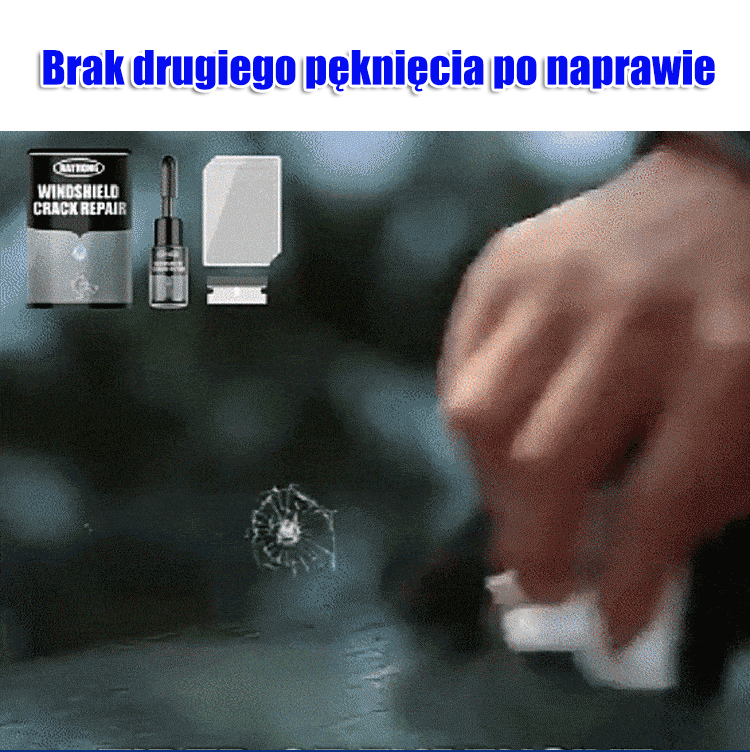 Płyn do naprawy pęknięć szkła