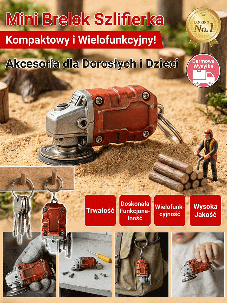 Idealny prezent, który kocha każdy – mini młynek brelok 🎁