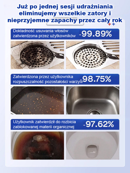 【🚫 Zatkane rury? Jedna szklanka udrażniacza odpływów i udrożnia je w 5 minut!】 Ten skuteczny środek do udrażniania rur wystarczy wlać, aby szybko usunąć zatory i przywrócić płynny odpływ!