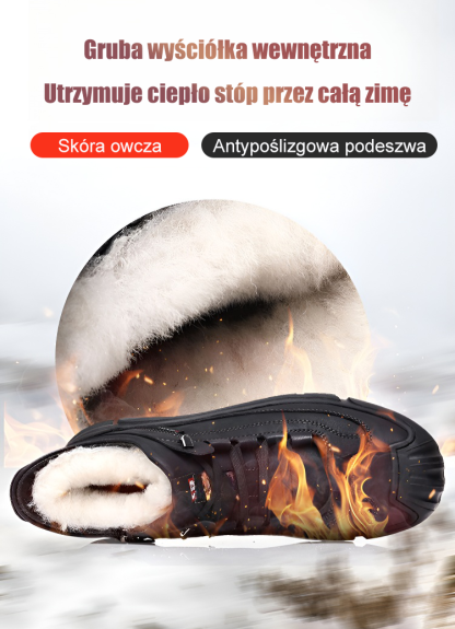 Ciepłe bawełniane buty na zimę