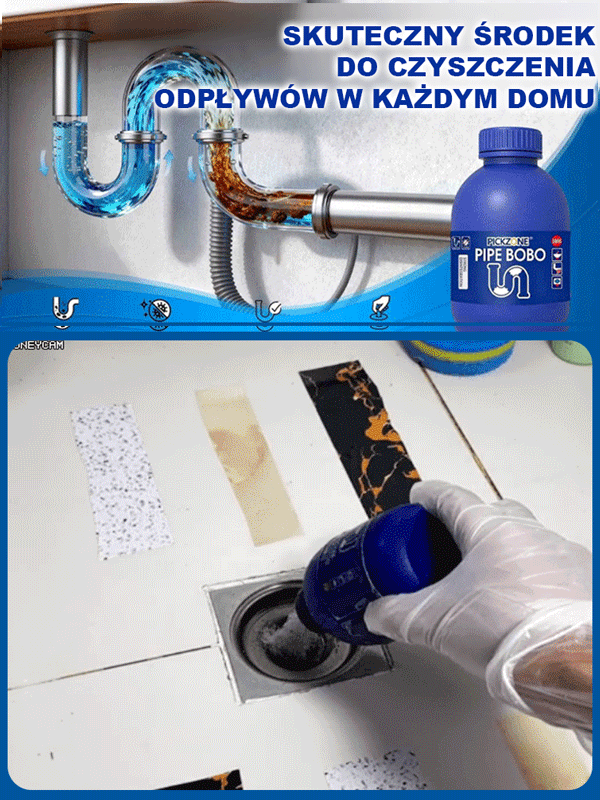 【🚫 Zatkane rury? Jedna szklanka udrażniacza odpływów i udrożnia je w 5 minut!】 Ten skuteczny środek do udrażniania rur wystarczy wlać, aby szybko usunąć zatory i przywrócić płynny odpływ!