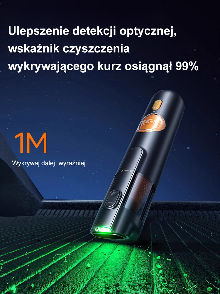 Kup jeden, drugi gratis! Odkurzanie, dmuchanie i wydmuchiwanie – 3 w 1! Bezprzewodowy mini odkurzacz samochodowy 【Odkurzanie i dmuchanie】