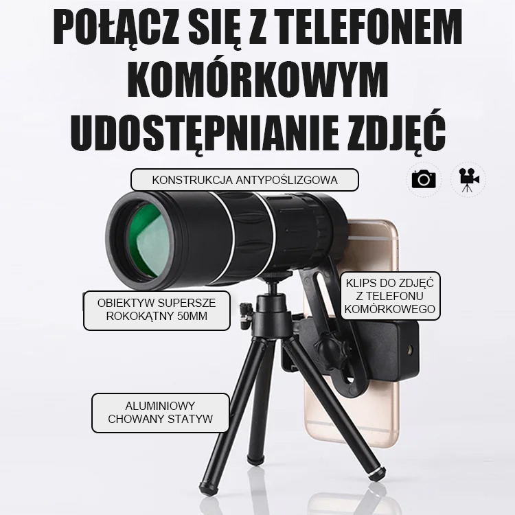 Monokular HD z noktowizorem