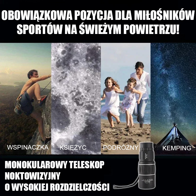 Monokular HD z noktowizorem