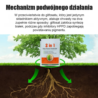 Dwuskładnikowy silny środek chwastobójczy.