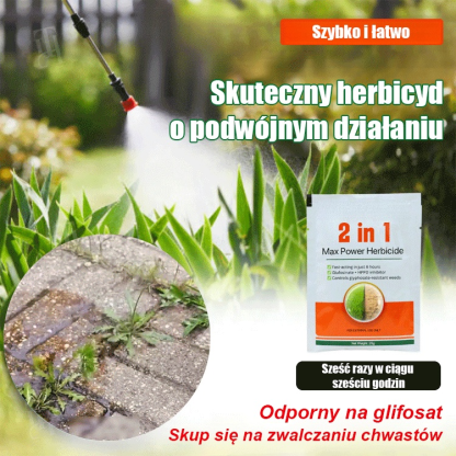 Dwuskładnikowy silny środek chwastobójczy.