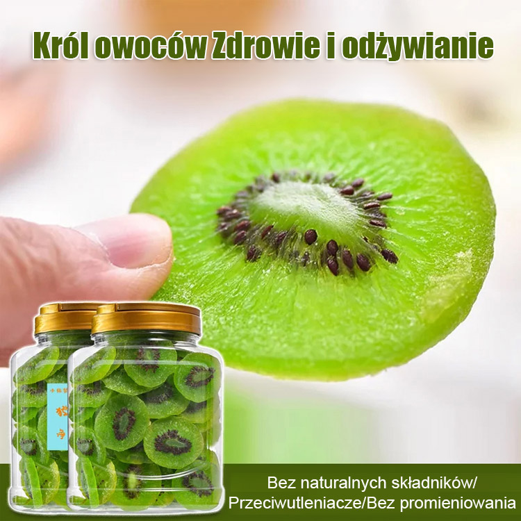 Naturalne suszone kiwi o cudownym działaniu przeciwnowotworowym.