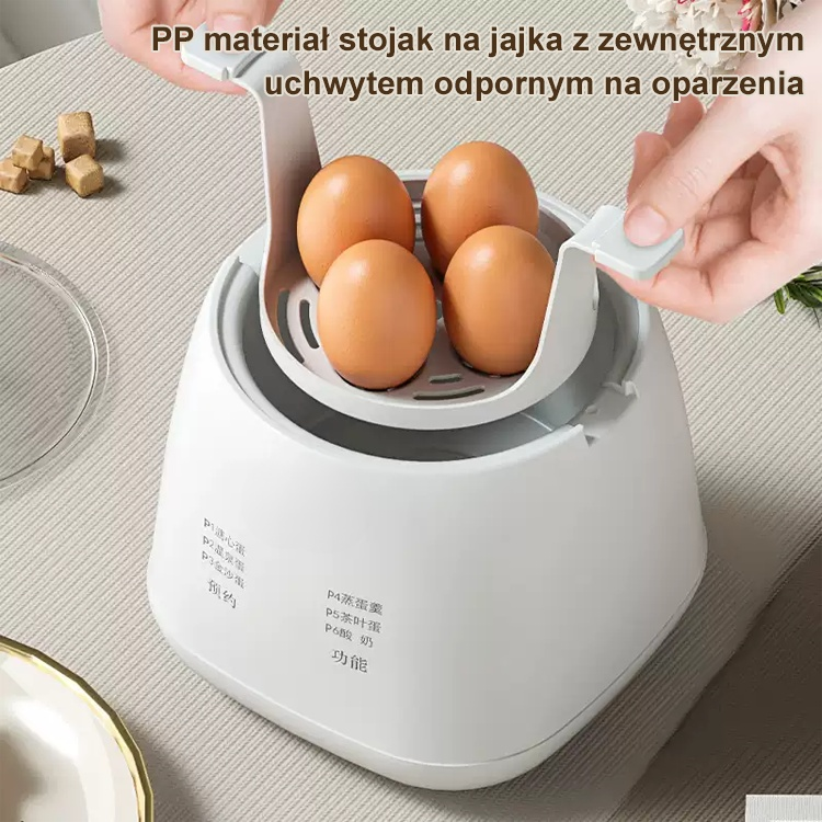 Domowy mały inteligentny podgrzewacz do jajek.