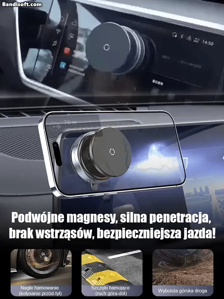 【Uniwersalny obrotowy】 uchwyt magnetyczny próżniowy