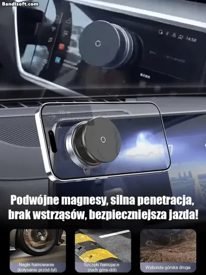 【Uniwersalny obrotowy】 uchwyt magnetyczny próżniowy