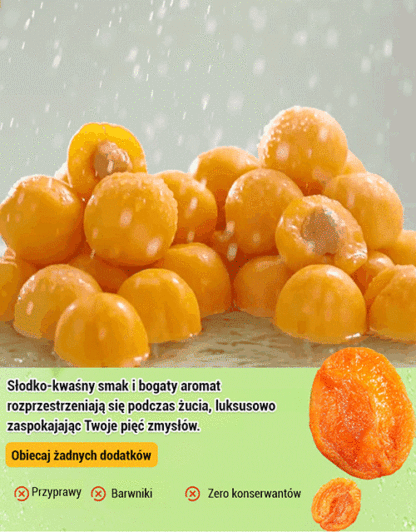 Suszone morele Shinshu Chikuji w Japonii - niesłodzone