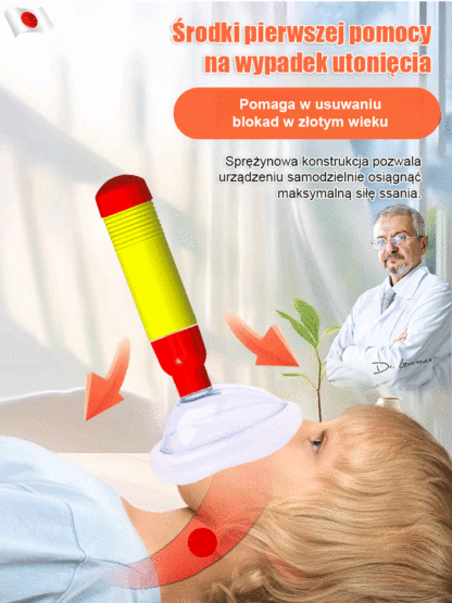 【Nowa wersja】Przenośne urządzenie do pierwszej pomocy przeciw zadławieniu