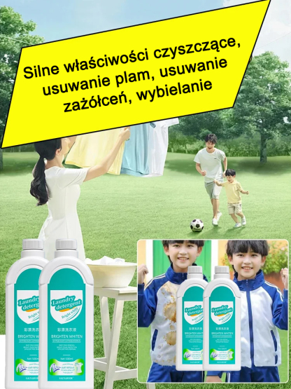 【Stare ubrania stają się nowe】Płyn do prania usuwający plamy i rozjaśniający.
