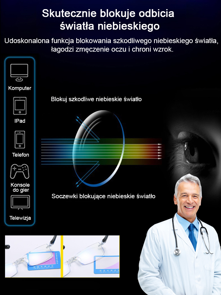 JC wysokiej jakości okulary do czytania