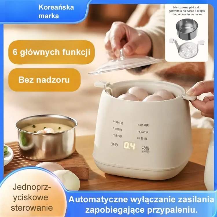 Domowy mały inteligentny podgrzewacz do jajek.