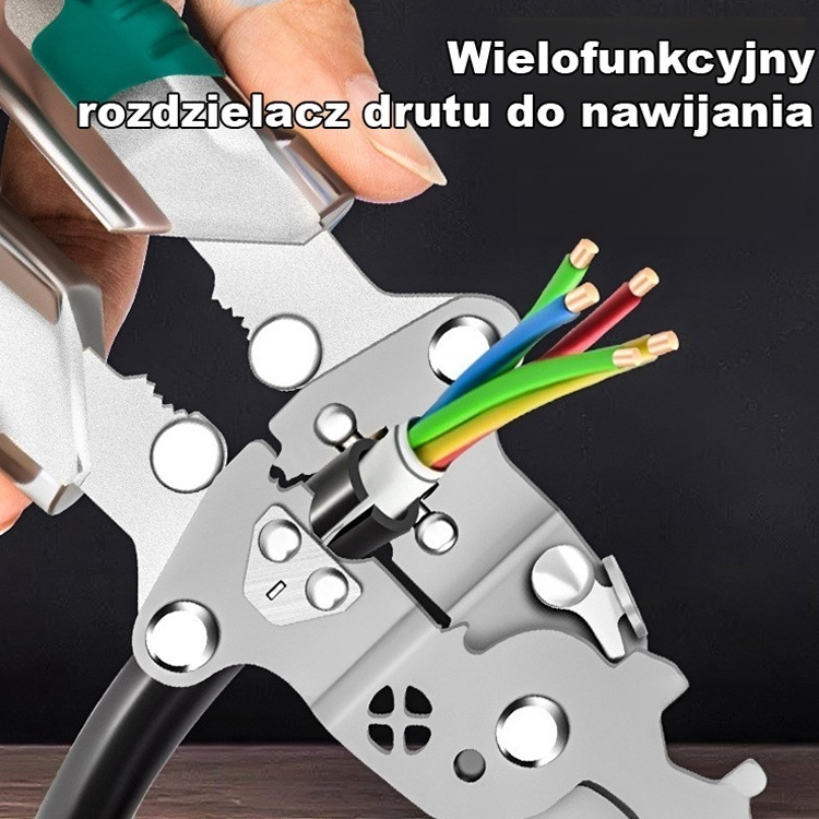 Wielofunkcyjne szczypce do odciągania przewodów elektrycznych