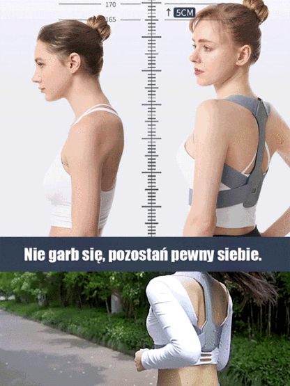 Japoński niewidoczny korektor garbienia się