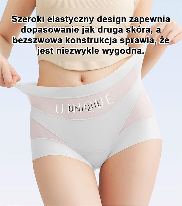 Podwójna warstwa koronkowych majtek modelujących, cienkie i bezszwowe