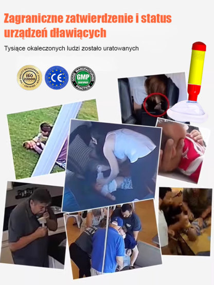 【Nowa wersja】Przenośne urządzenie do pierwszej pomocy przeciw zadławieniu