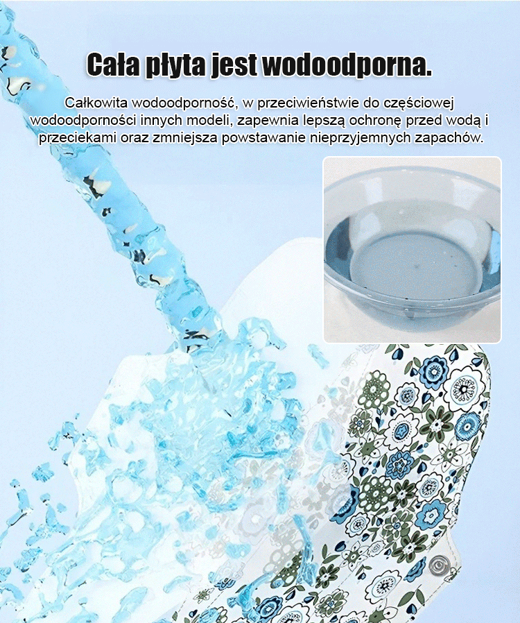 Poduszka higieniczna z pełnej bawełny i grafenu, nadająca się do prania i antybakteryjna.