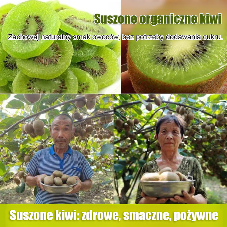 Naturalne suszone kiwi o cudownym działaniu przeciwnowotworowym.