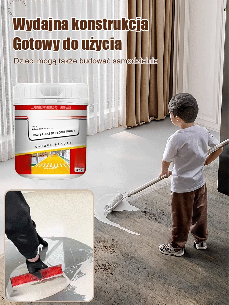 Wodna farba epoksydowa do podłóg
