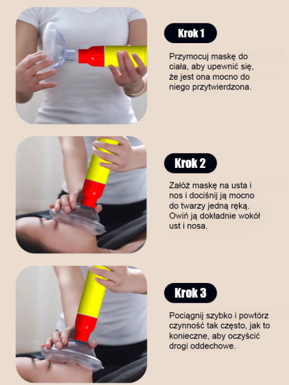 【Nowa wersja】Przenośne urządzenie do pierwszej pomocy przeciw zadławieniu