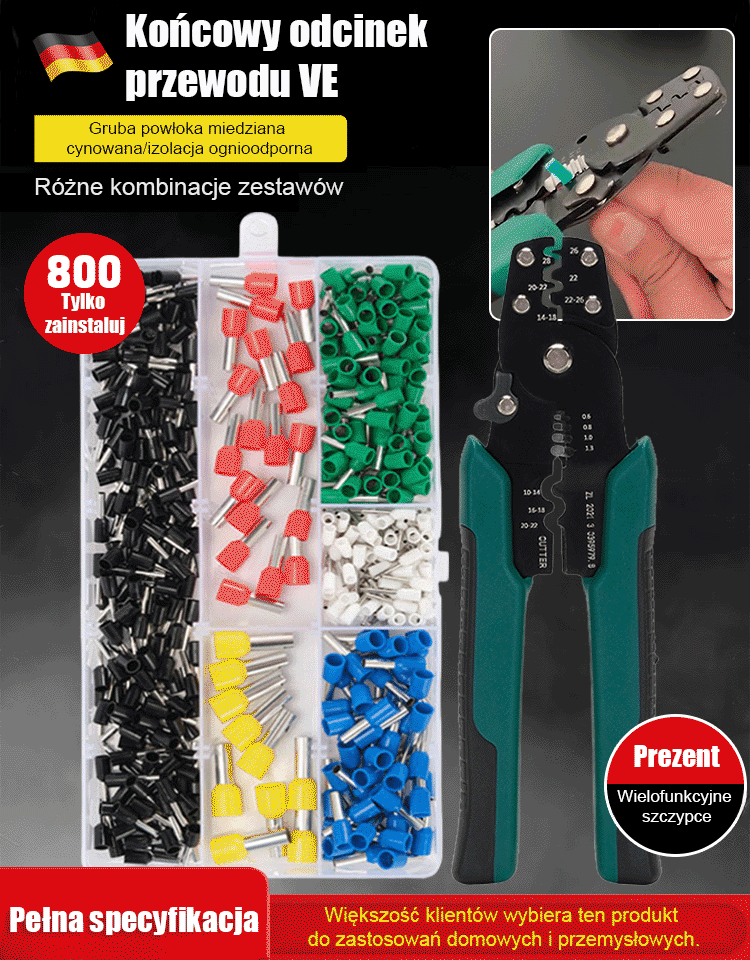 [800 PC] Kup terminale i wysyłaj szczypce